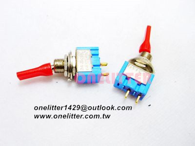 5204  2P迷你2段塑膠扁柄SW